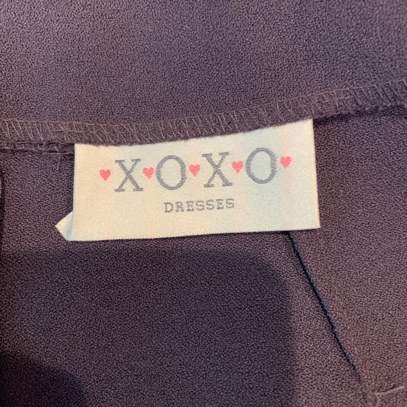 Dark Purple Stretch Crepe Pencil Skirt - Picture 4 of 4